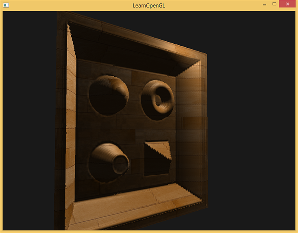 Steep Parallax Mapping zaimplementowany w OpenGL